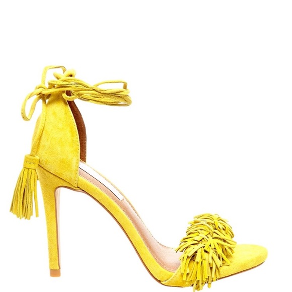 yellow steve madden